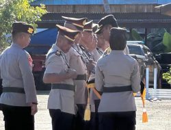 Enam Pejabat Polres Haltim Berganti Jabatan