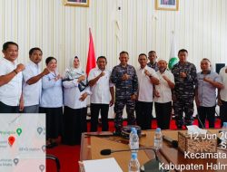 Danlanal Ternate Kunker dan Silaturahmi Ke Pemkab Haltim