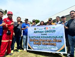 Peduli Korban Banjir Bandang di RUA Ternate, ANTAM Group Salurkan Bantuan