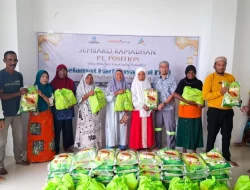 PT Position Bagikan 150 Paket Sembako Jelang Hari Raya
