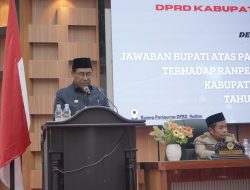 Bupati Haltim Jawab Pandangan Umum Fraksi-Fraksi DPRD