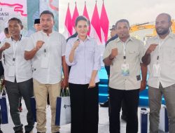 Pengurus BPC Hipmi Halmahera Timur bersama Gubernur Maluku Utara Saat Acara Groundbreaking