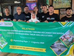 Fasilitasi dan Suport Pelatihan Integrated Farming, PT ANTAM Berangkatkan 7 Orang Karang Taruna Desa