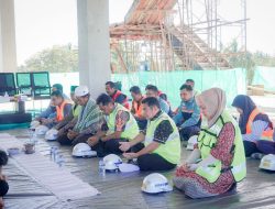 Bupati dan Wakil Bupati Hadiri Pembacaan Doa Pemasangan Atap Gedung RSUD Maba