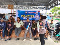 Satlantas Polres Halteng Menyapa Komunitas Ojek