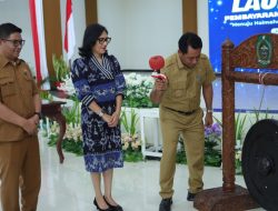 Bupati Ubaid Laonching App Pepata Haltim