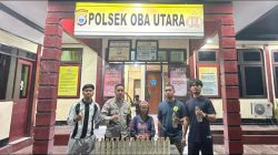 Polsek Oba Utara Berhasil Amankan Pelaku Penjual Miras