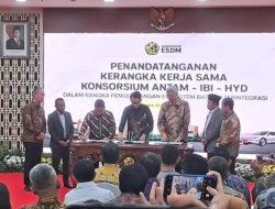 ‎Penandatanganan Kerangka Kerja Sama  Konsorsium Antam-IBC-HYD. 