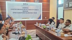 Temui Imigrasi Tobelo, Komisi II DPRD Haltim Minta Pengawasan TKA Lebih di Tingkatkan