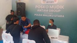 Antam UBPN Malut Sediakan Posko Mudik Hari Raya Idul Fitri Di Haltim
