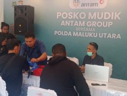 Antam UBPN Malut Sediakan Posko Mudik Hari Raya Idul Fitri Di Haltim