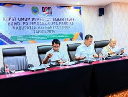 Sumbang PAD Rp 6 Miliar Tahun 2025, Bupati Haltim Apresiasi BUMD PCM