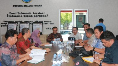 Mantapkan Ranperda P4GN, Panja II DPRD Haltim Konsultasi ke BNNP Maluku Utara