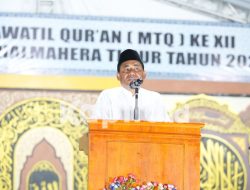Buka MTQ ke-12 Tingkat Halmahera Timur, Bupati: Jadikan Al-Qur’an Pedoman Bangun Daerah