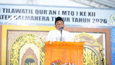 Buka MTQ ke-12 Tingkat Halmahera Timur, Bupati: Jadikan Al-Qur’an Pedoman Bangun Daerah