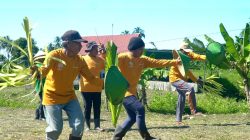 Peringati Hari Tari PT. Antam Kolaborasi Dengan Tani Harmony Tampilkan Tarian Cakalele 