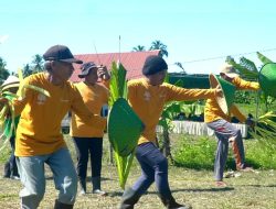 Peringati Hari Tari PT. Antam Kolaborasi Dengan Tani Harmony Tampilkan Tarian Cakalele 