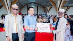 Atlet Taekwondo Bersinar di North Moluccas Cup I, Ketua KONI Haltim Beri Penghargaan