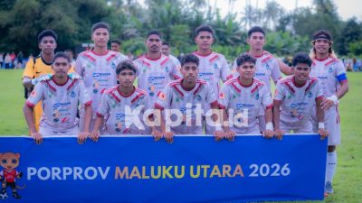 Sempat Unggul 2-0, Persihaltim Tumbang 2-3 dari Persihalsel di Porprov V Maluku Utara