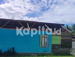 Angin Puting Beliung Hantam Satu Rumah Warga di Wasile, TRC BPBD Haltim Langsung Terjun ke Lokasi