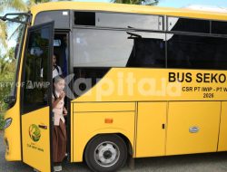 IWIP Luncurkan Program Bus Sekolah Gratis di Halteng Dan Haltim