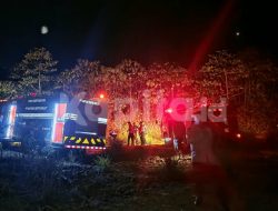 ANTAM UBPN Maluku Utara Gerak Cepat Tangani Kebakaran Lahan di Kecamatan Maba