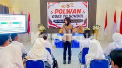 Polwan Polres Halteng Goes to School, Edukasi Pelajar Cegah Kekerasan, Bullying dan Narkoba