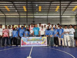 Ketua KONI Haltim Buka Open Turnamen Futsal Cup I SeOPMI di Ternate