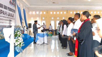 Sebanyak 275 Anggota BPD dari 55 Desa di Wilayah Wasile Dilantik Bupati Ubaid Yakub